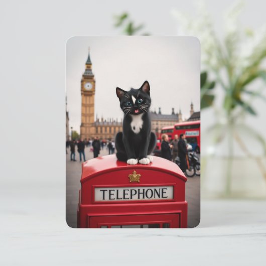 Felini on the Red Phone Booth: A London Adventure 招待状 (スタンド正面)