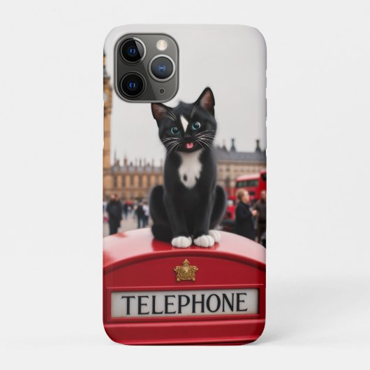 Felini on the Red Phone Booth: A London Adventure Case-Mate iPhoneケース (裏)