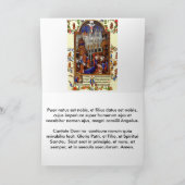 FelixはクリスマスカードNativitatis Jesu Christiの死にます シーズンカード (内部)