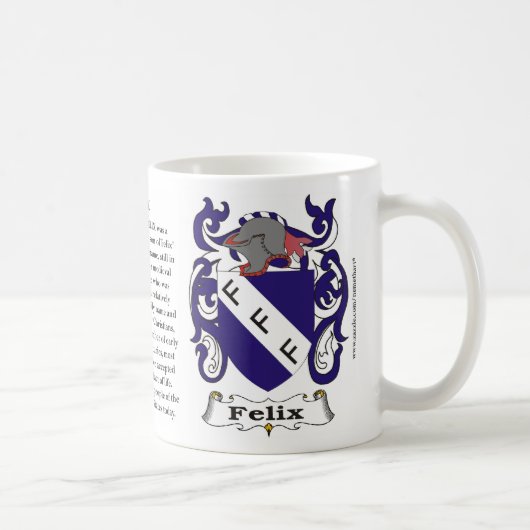 Felix、歴史、意味および頂上 コーヒーマグカップ (右)