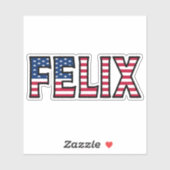Felix Name Vorname USA Sticker Stickerset シール (シート)