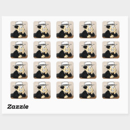 Félix –Optimistic Character Vinyl Decal スクエアシール