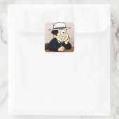 Félix –Optimistic Character Vinyl Decal スクエアシール (バッグ)
