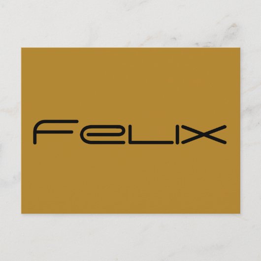 felix、Orphan Blackのキャラクター名、geometric ポストカード (正面)