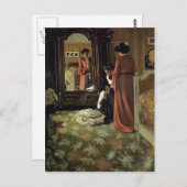 Felix Vallotton -インテリア、ベッドルーム(2つの姿) ポストカード (正面/裏面)