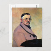 Felix Vallotton – ドレッシングガウン付きセルフポートレート ポストカード (正面/裏面)