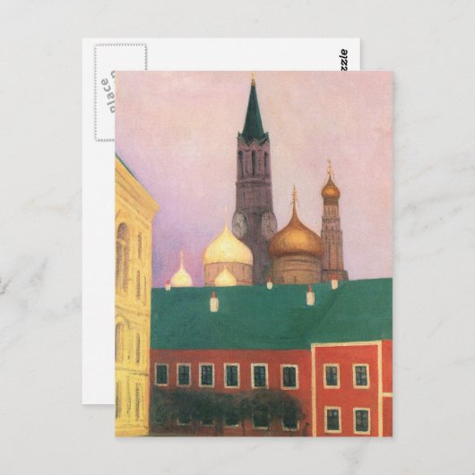 Felix Vallotton -モスクワのクレムリンの眺め ポストカード (正面/裏面)