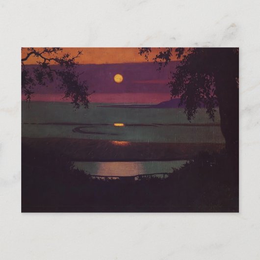 Felix Vallotton -日没 ポストカード (正面)