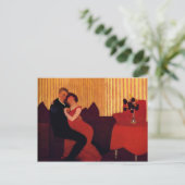 Felix Vallotton : The Lie ポストカード (スタンド正面)