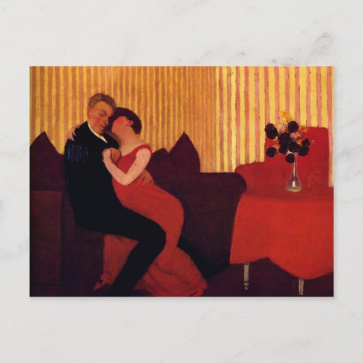 Felix Vallotton : The Lie ポストカード (正面)