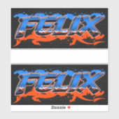 Felix Vorname Name Graffiti Aufkleber Sticker シール (シート)