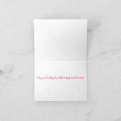 Felizいけない犬のクリスマスカード シーズンカード (内部)