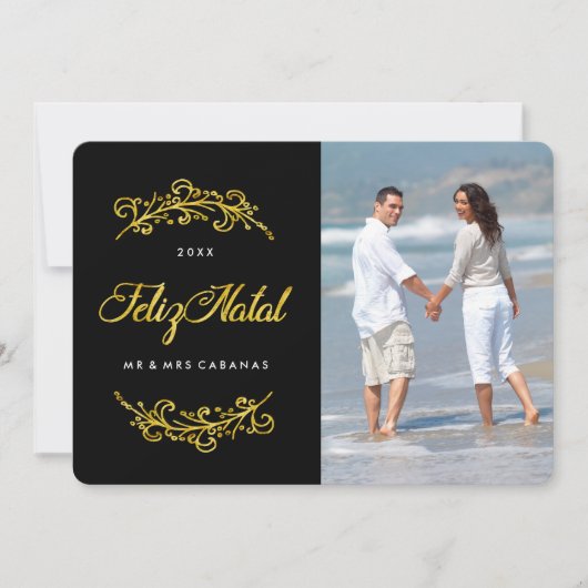 Felizの出生の写真カード シーズンカード (正面)