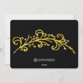 Felizの出生の写真カード シーズンカード (裏面)