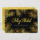 Felizの出生の挨拶状 招待状 (正面/裏面)