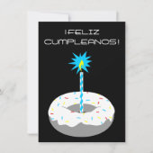 felizのcumpleanosのrosquilla 招待状 (正面)