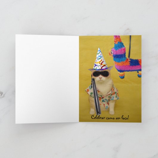 Felizのcumpleanos! カード (内部)