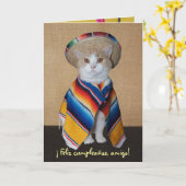 Felizのcumpleanos! カード (黄色い花)