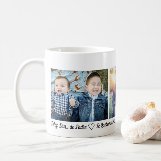 Felizのdía de Padre コーヒーマグカップ (ドーナツ)