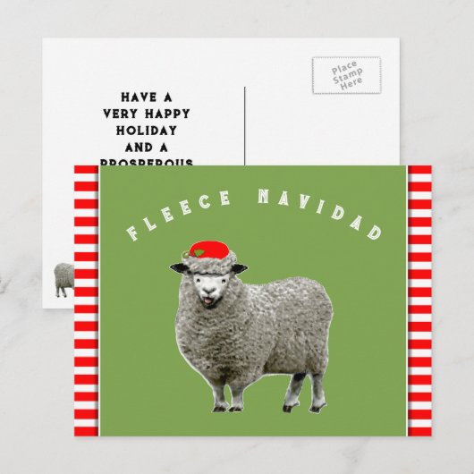 felizのnavidad シーズンポストカード (正面/裏面)