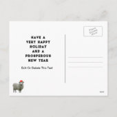 felizのnavidad シーズンポストカード (裏面)