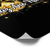 Feliz Año Nuevo 2026 Disco Ball Happy New Year  ポスター (角)