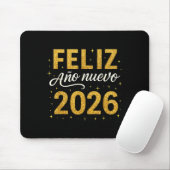 Feliz Año Nuevo 2026 New Year Spanish Fiesta Firew マウスパッド (マウス)