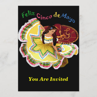 Feliz Cinco deメーヨーの招待状 招待状