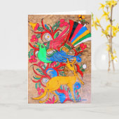 FELIZ CINCO DEメーヨー! カード (黄色い花)