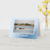 Feliz Cumpleaños カード (黄色い花)