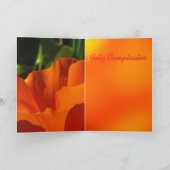 Feliz Cumpleaños - Amapola deカリフォルニア カード (内部)