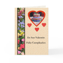 Feliz Cumpleaños en DiaサンValentin Femenino