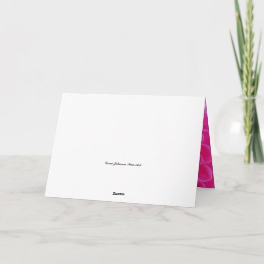 Feliz Cumpleaños - La Daliaローザ カード (裏面)