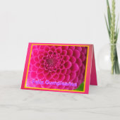 Feliz Cumpleaños - La Daliaローザ カード (正面)