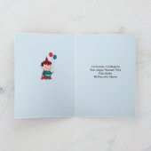 Feliz Cumpleaños miのpequeñoの英雄 カード (内部)