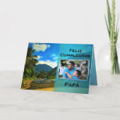 Feliz Cumpleaños Papá Mismaloya River 0344 カード (正面)