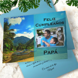 Feliz Cumpleaños Papá Mismaloya River 0344 カード