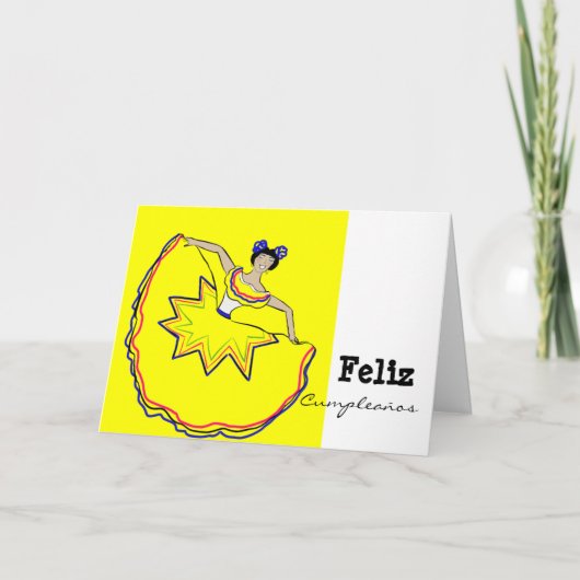 Feliz Cumpleaños - Que Cumplas Muchos Más カード (正面)