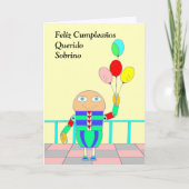 Feliz Cumpleaños Querido Sobrino カード (正面)