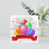 Feliz Cumpleaños! Spanish Birthday カード (スタンド正面)
