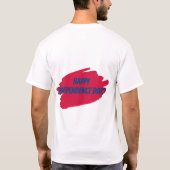 ¡Feliz Dia de la Independencia!" Tシャツ (裏面)