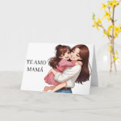 Feliz día de la madre カード (黄色い花)