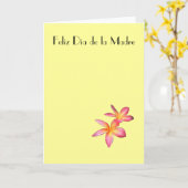Feliz Dia de la Madre 11 カード (黄色い花)