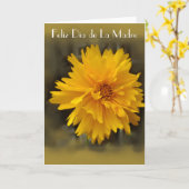 Feliz Dia de la Madre 7 カード (黄色い花)