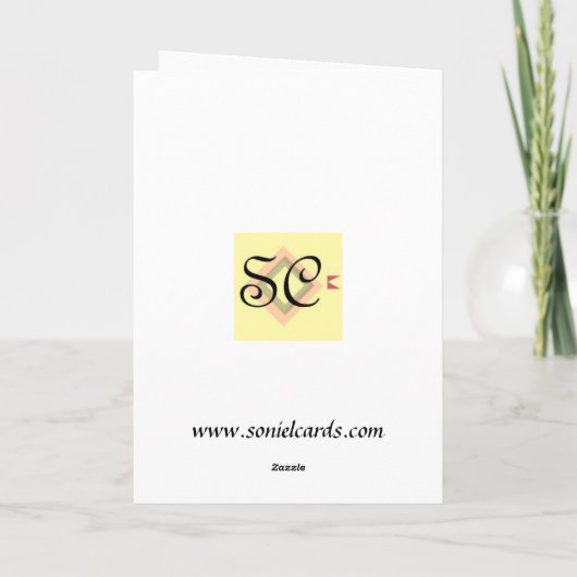 Feliz Dia de las madresのqueridaのhermana カード (裏面)