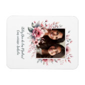 Feliz Día de las Madres Custom Photo Spanish マグネット (横)