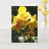 Feliz dia de las madres Hermana カード (黄色い花)