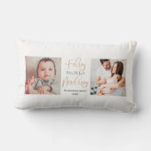 Feliz Dia De Las Madres Mother's Day 2 Photo ランバークッション (裏面)