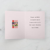 Feliz Dia de las Madres Querida Madre カード (内部)