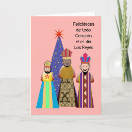 Feliz Dia de Los Reyes Niña カード